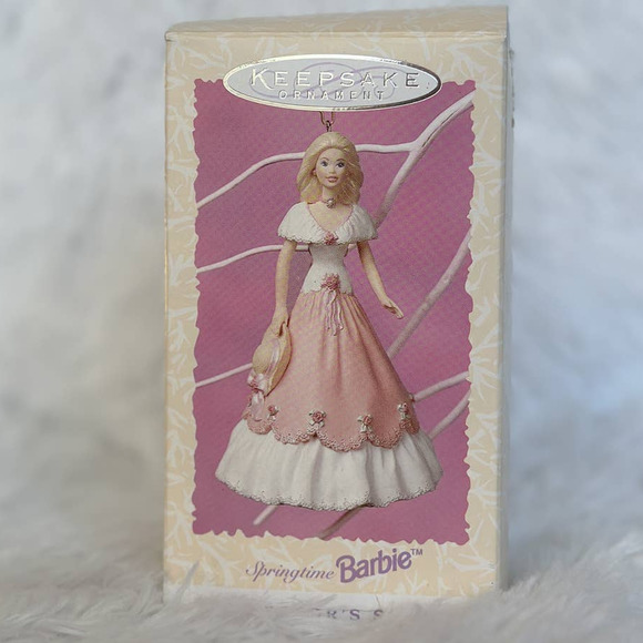 Hallmark Keepsake BARBIE "Springtime" Hanging Christmas Ornament - Picture 1 of 1